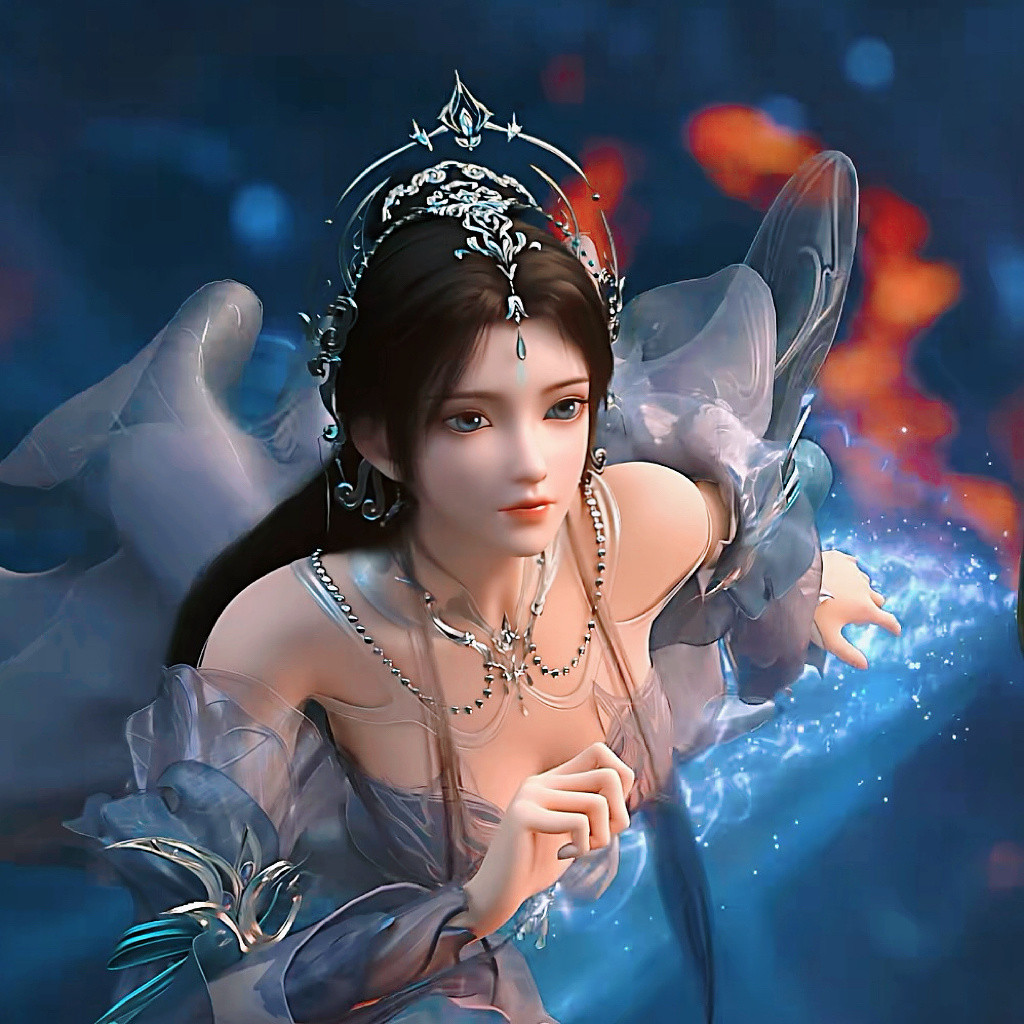 清漪、魔女▶截修方图仙女飞升的感觉，很美啊！完美世界动画国产动漫​​​