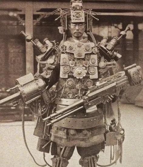 当年李鸿章跑到国外考察，德国人给李鸿章推销马克沁机枪。那挺马克沁机枪在展台上