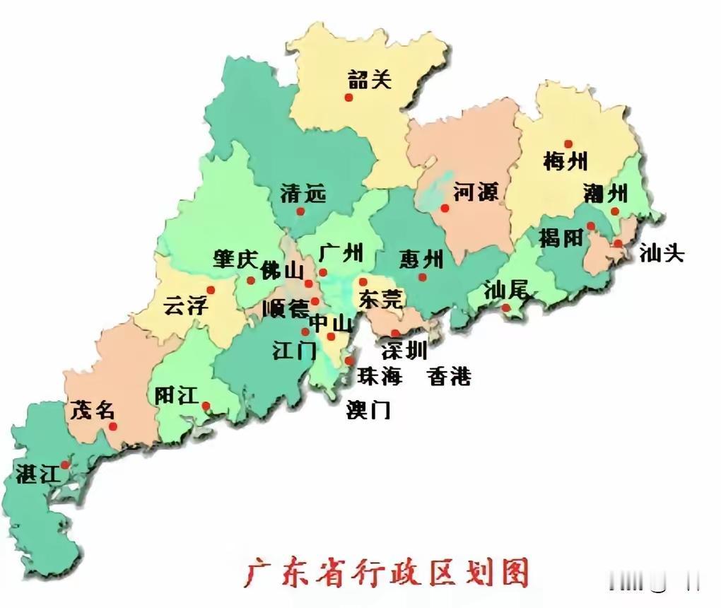 广东省上亟待推进规划革新，调整整合行政区划，设18个地市，推动经济进一步发展，力