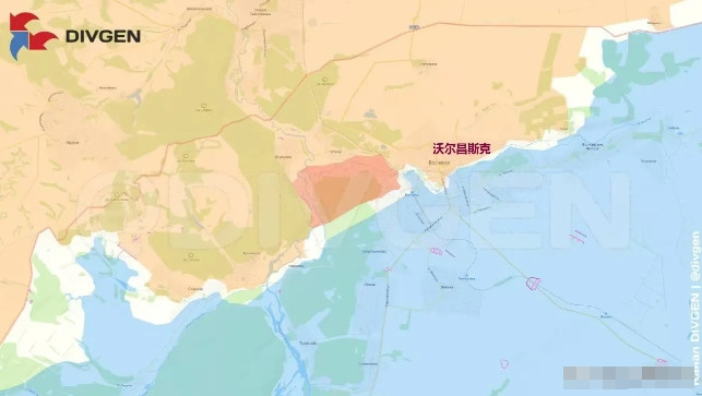 哈尔科夫沃尔昌斯克，俄军北部集群第128旅的突击队越过北顿涅茨河双方正在沃尔昌