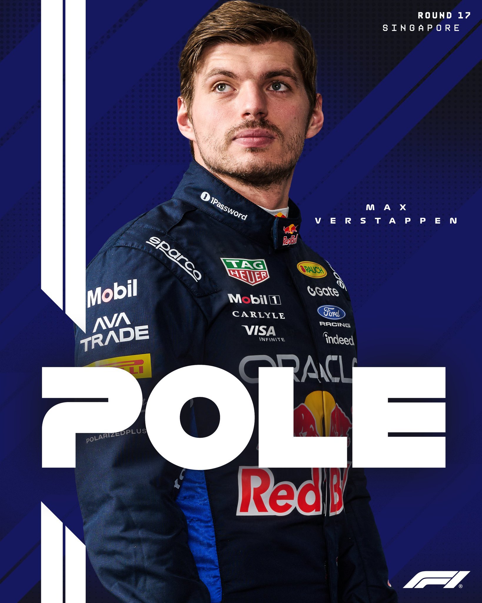 F1恭喜马克思•维斯塔潘获得2026f1新加坡大奖赛杆位！职业生涯F