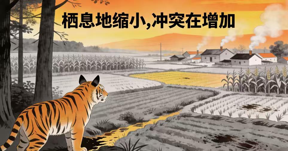 东北虎“肇事”保险公司买单：咬死一头牛赔多少？农民终于不怕老虎了“老虎把我家牛