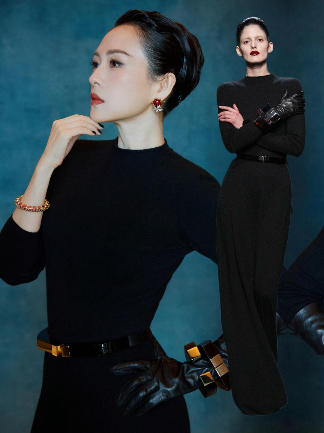 章子怡身着TomFord2025秋冬系列亮相华表奖红毯，完成HaiderA