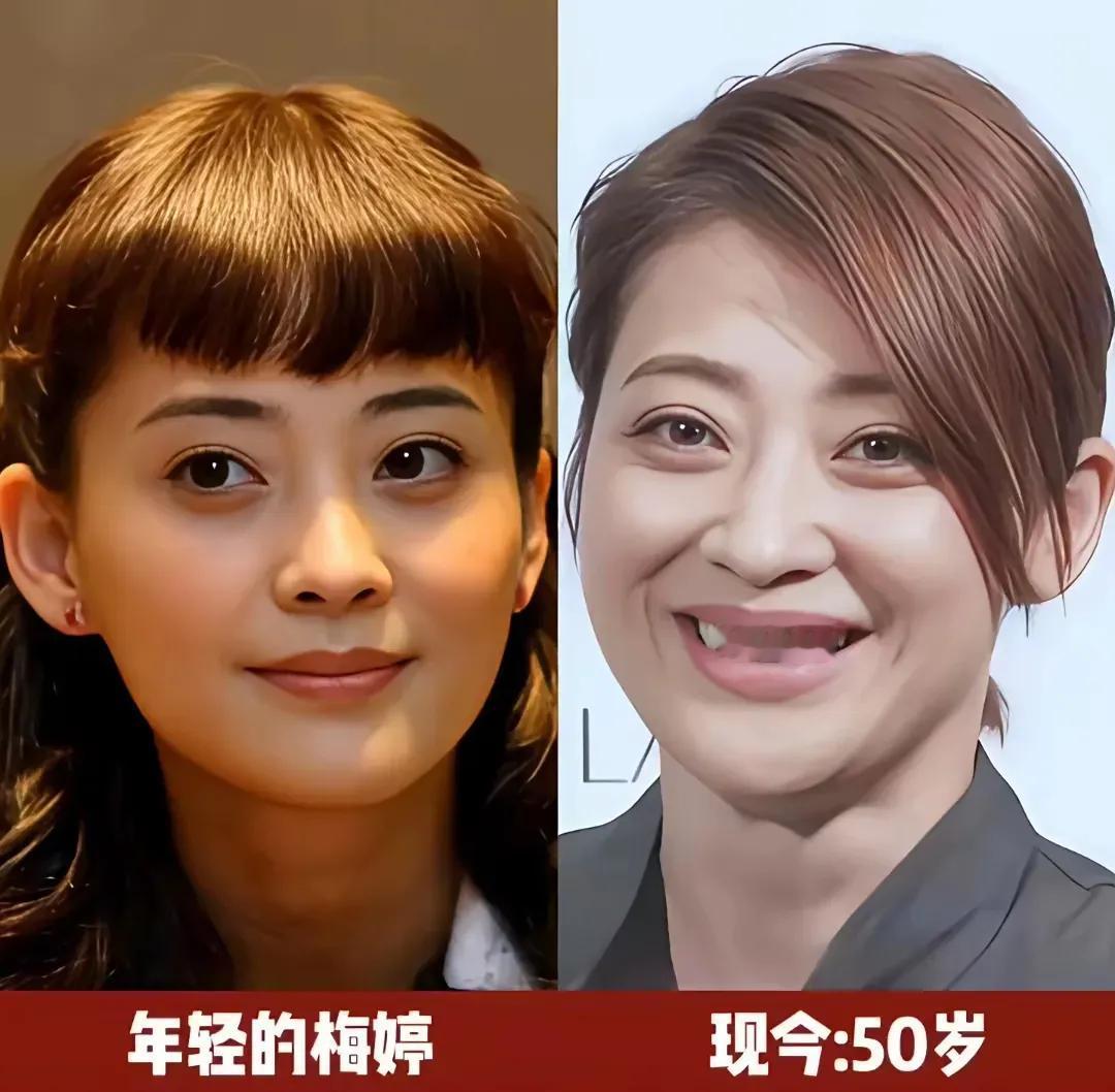 这几位明星年轻时候的颜值都很高，个个美丽动人，今昔对比，颜值没有什么变化，特别喜