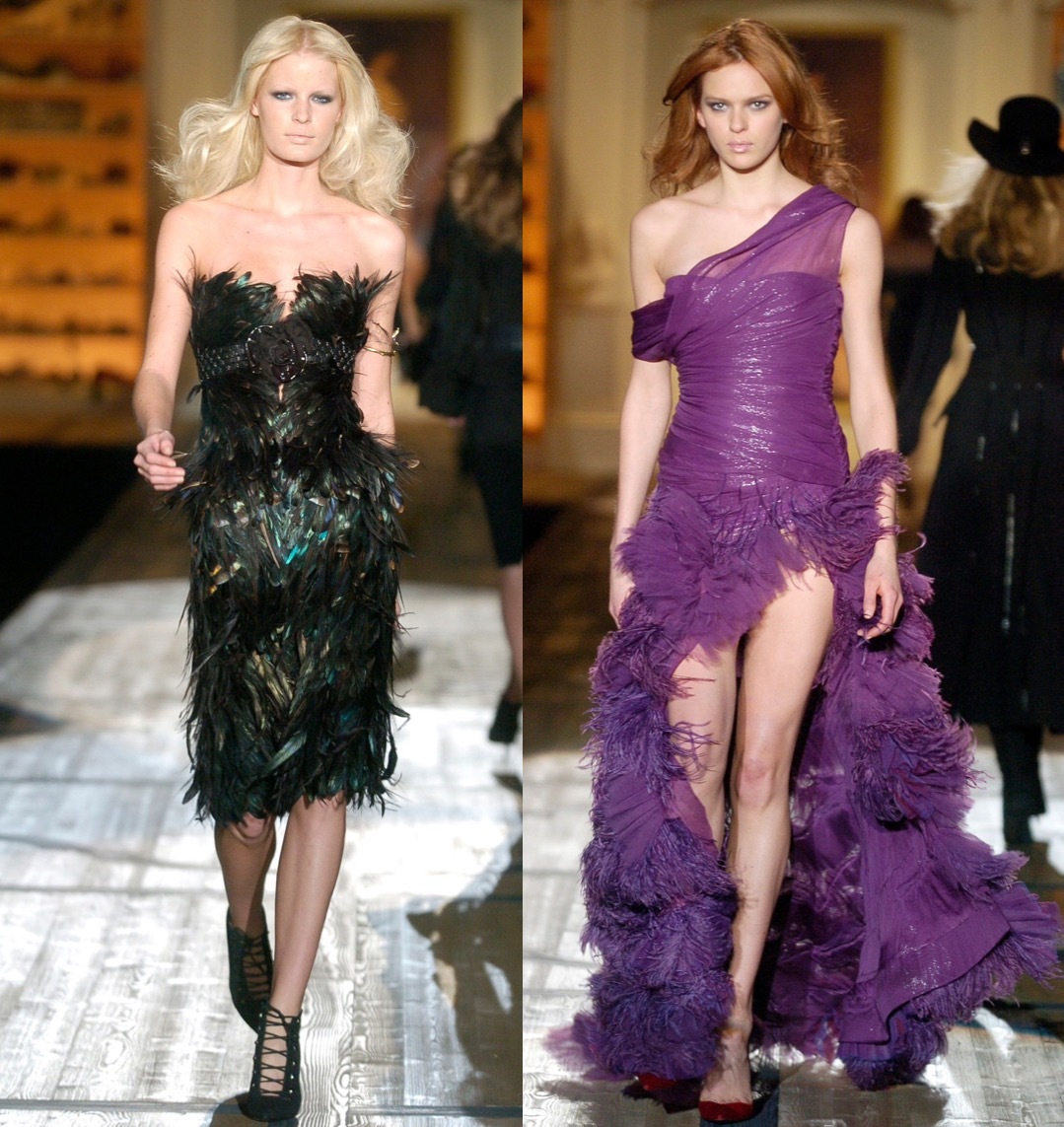 RobertoCavalli2005秋冬系列时装，丢掉理智，只在乎闪光和魅力
