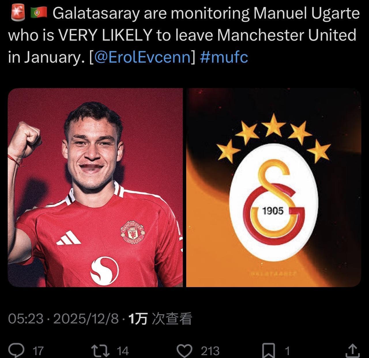 乌加特就是典型的：葡超水平与5大联赛之间差距的最好证明。🔴阿莫林的3421