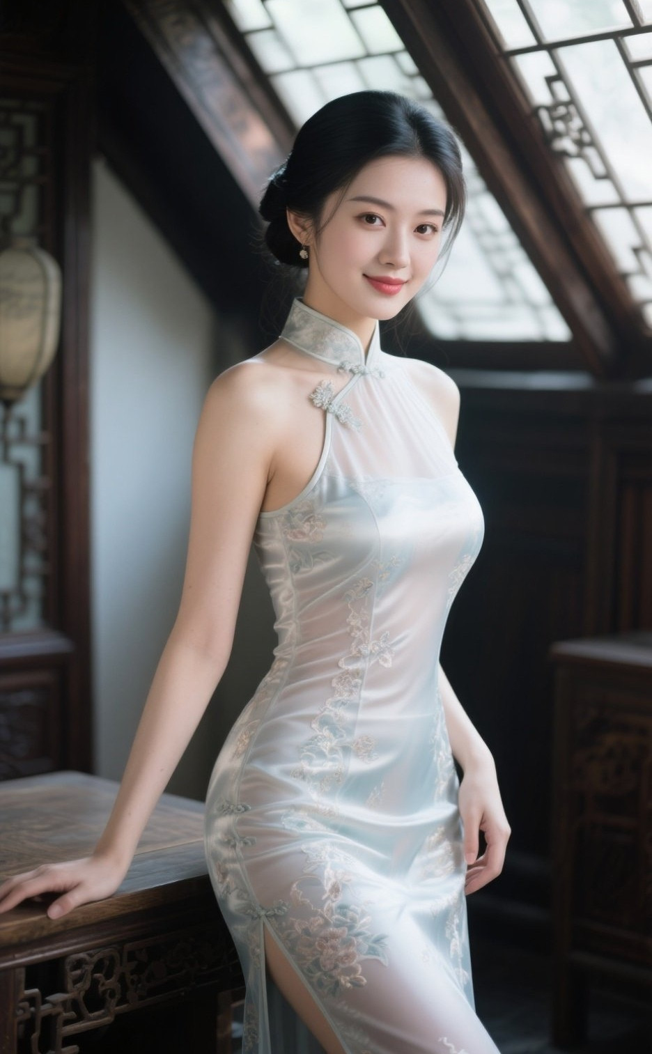古典佳人旗袍韵一袭风华醉千年