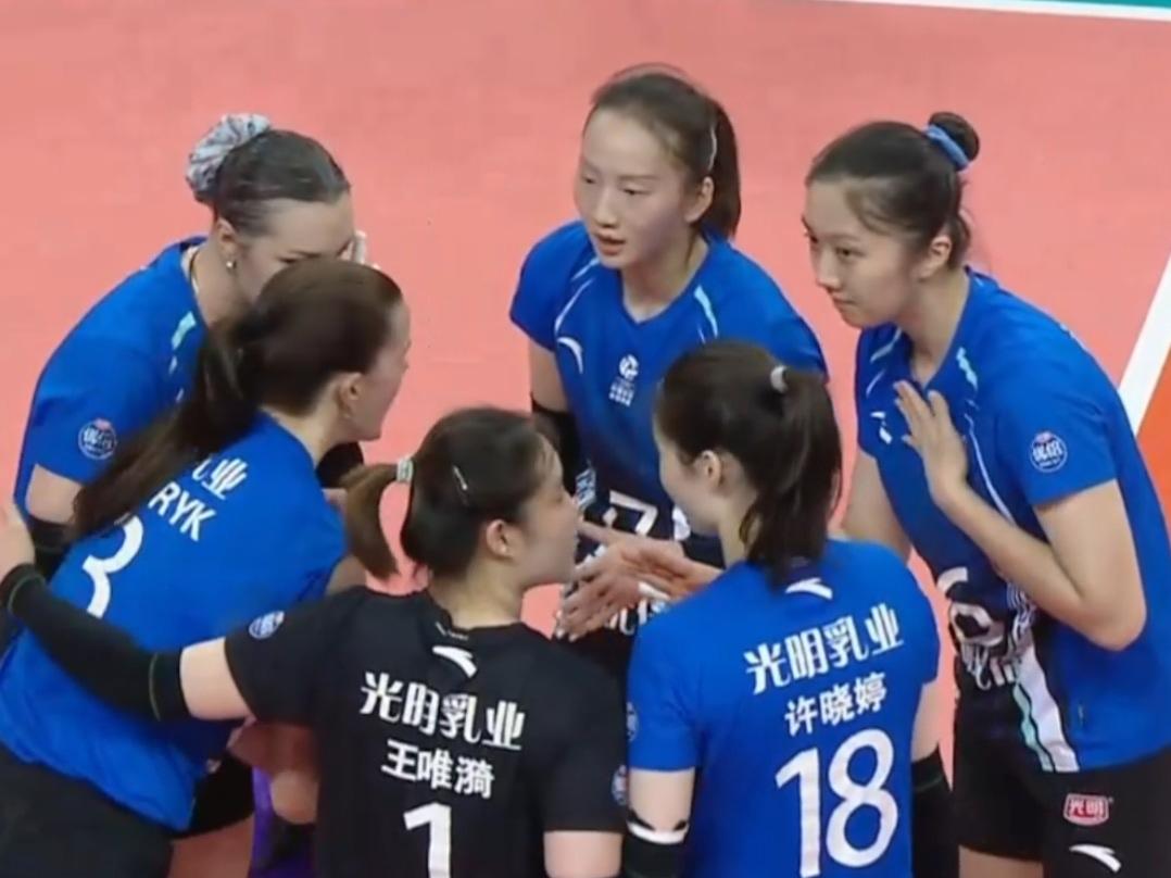 第三回合再度3-0获胜，上海2-1逆转江苏！时隔25年，蔡斌继五连冠之后，再度率