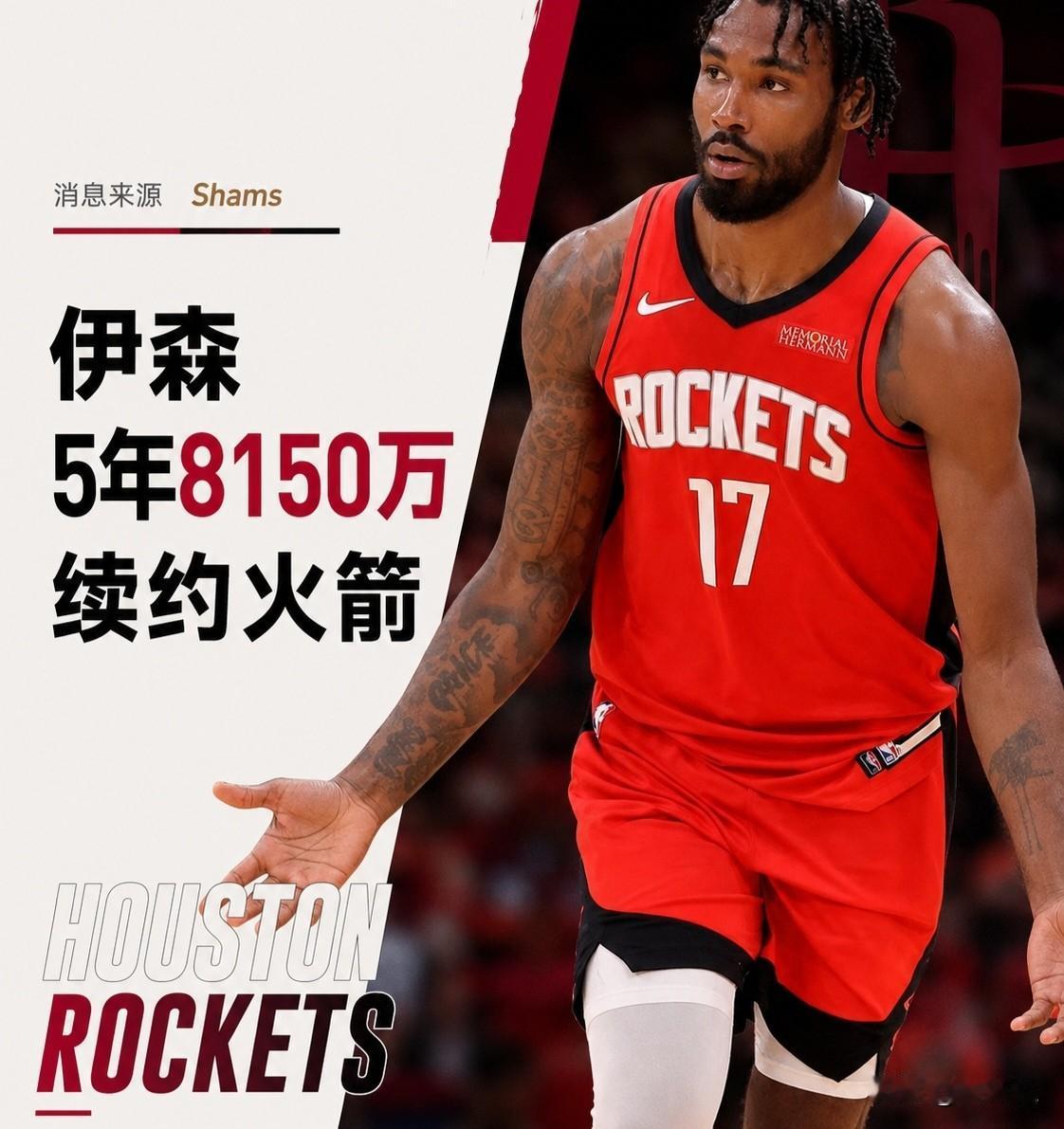 火箭伊森的合同会是同届里性价比最高的吗？状元班凯罗签下5年2.39亿的合同，
