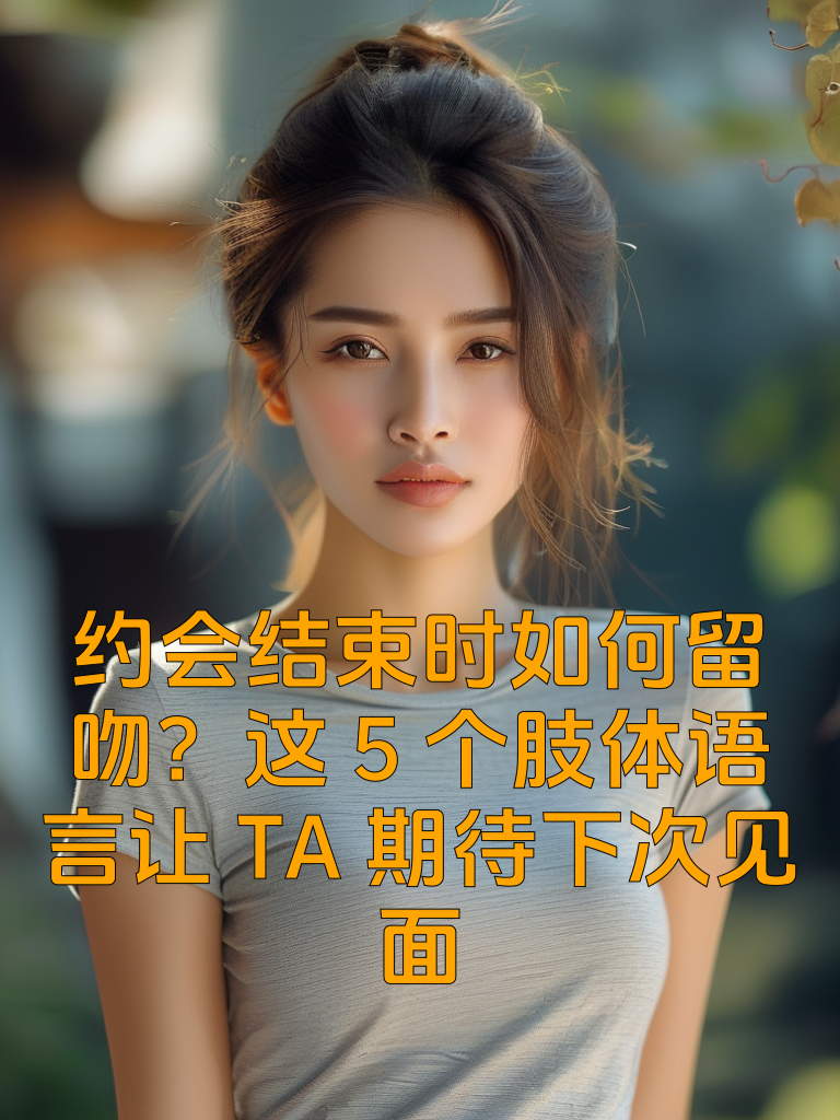 约会结束时如何‘留吻’？这5个‘肢体语言’让TA期待下次见面