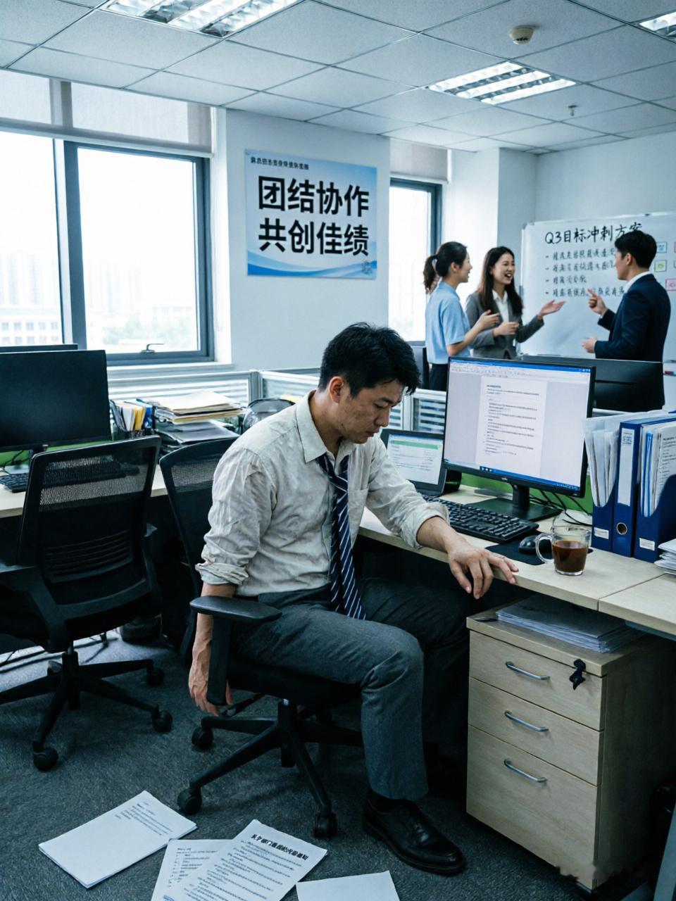 职场中有一种人，年龄不占优势、被边缘化，被领导PUA到没了心气，得过且过又不敢辞