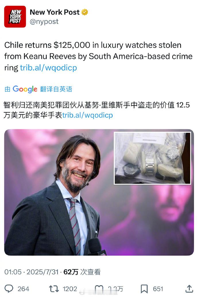 冷知识：基努·李维斯，又名JohnWick烽火问鼎计划​​​