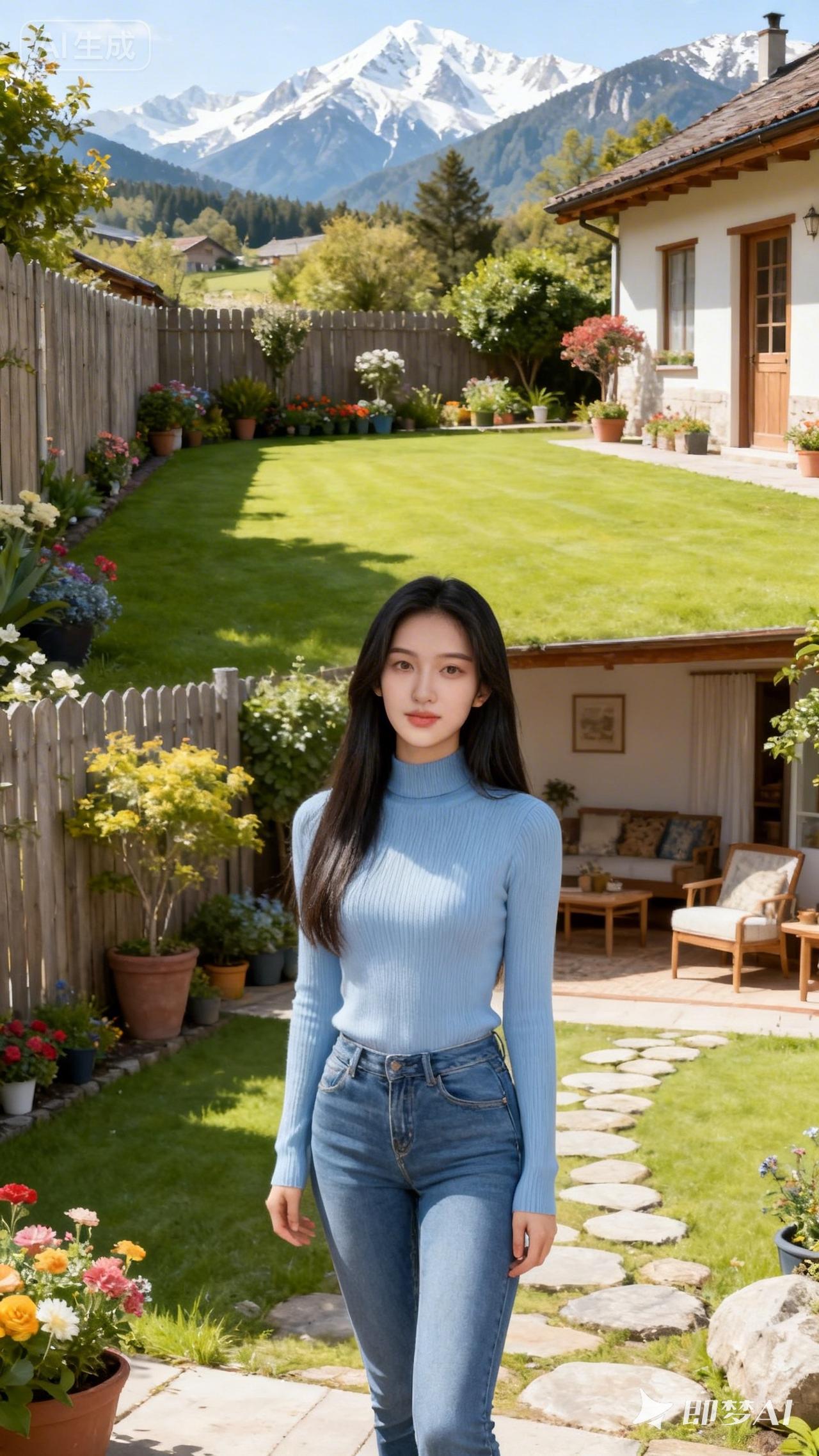 阳光明媚的午后，漫步在宁静的花园里，感受大自然的美好。