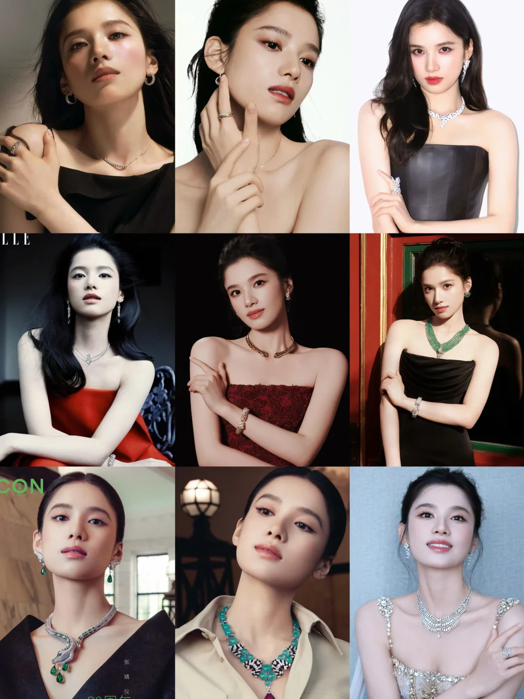 张婧仪好高级一张脸‼️各种造型她都轻松演绎
