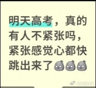 大家不用紧张，以后搞砸人生的机会还有很多​​​