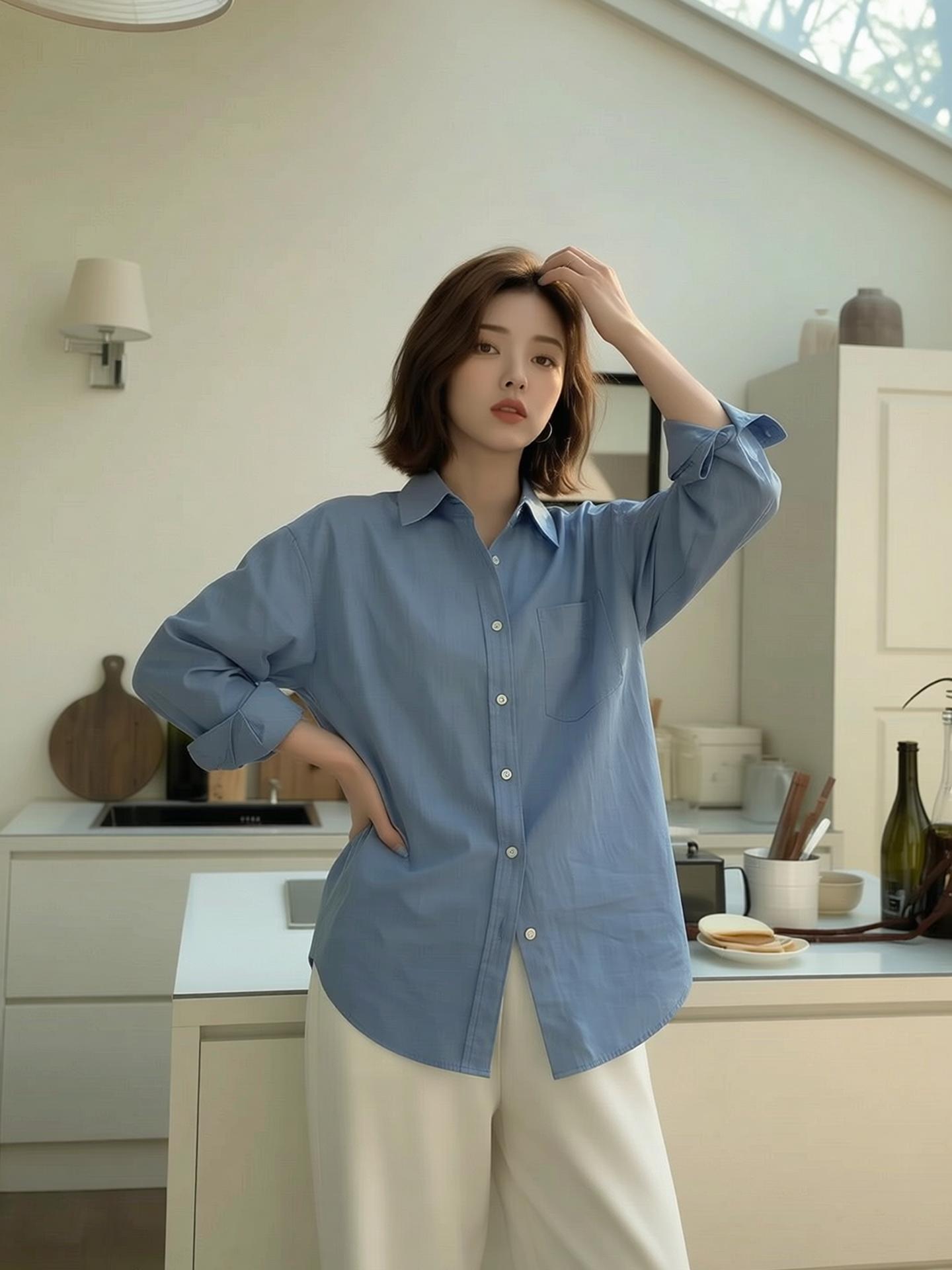 配裤子干练通勤，搭半裙温柔踏青。