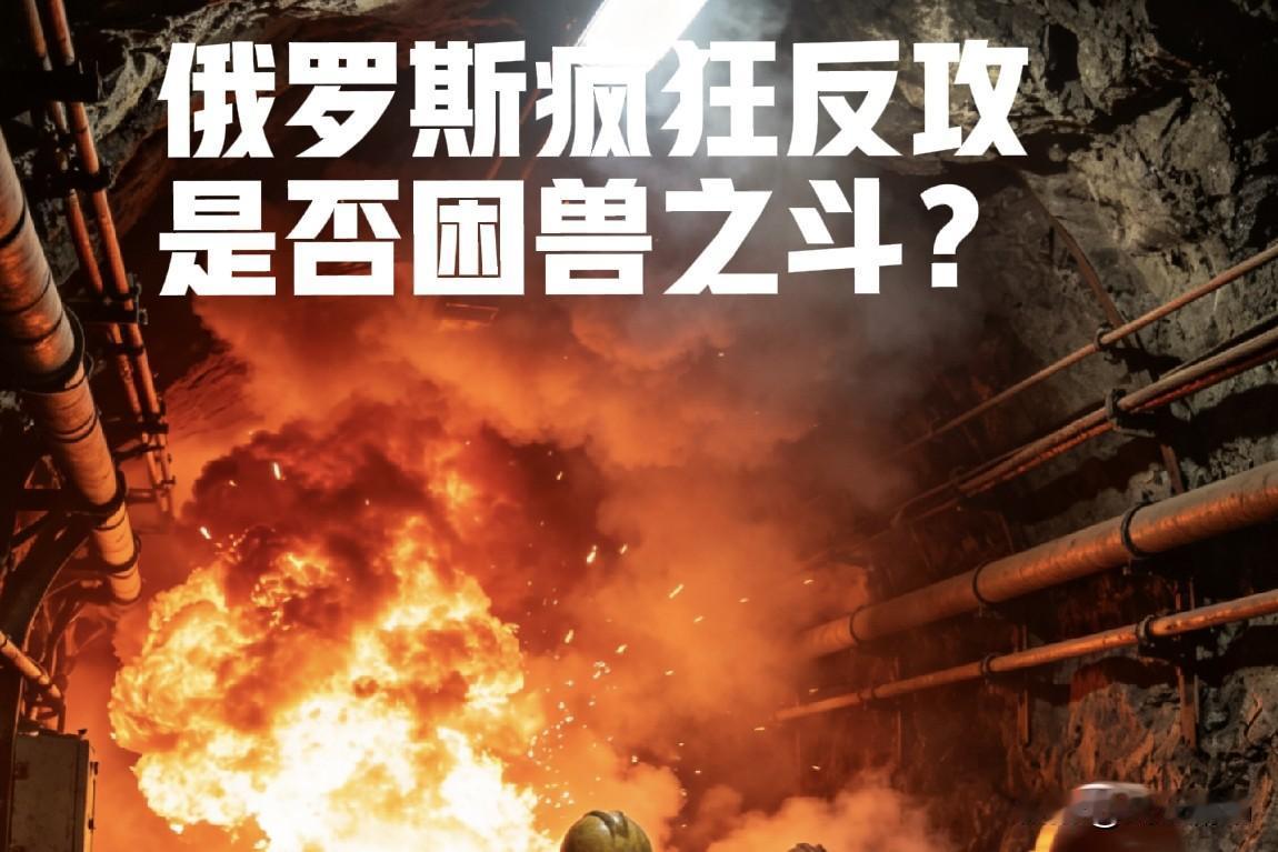 俄军猛烈反攻的背后原因是最后的挣扎。在深陷战争泥潭，既无法结束战争，又无法撤军回