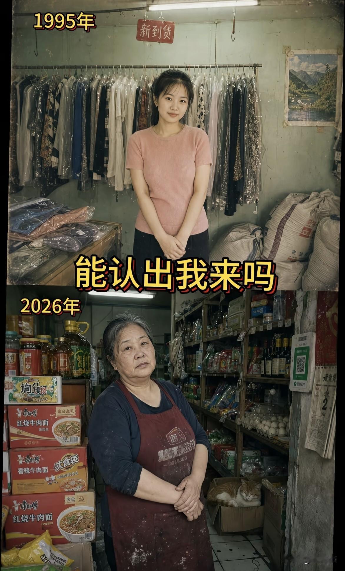 这个绝对认不出来了，这30年变化太大了吧！[惊恐]