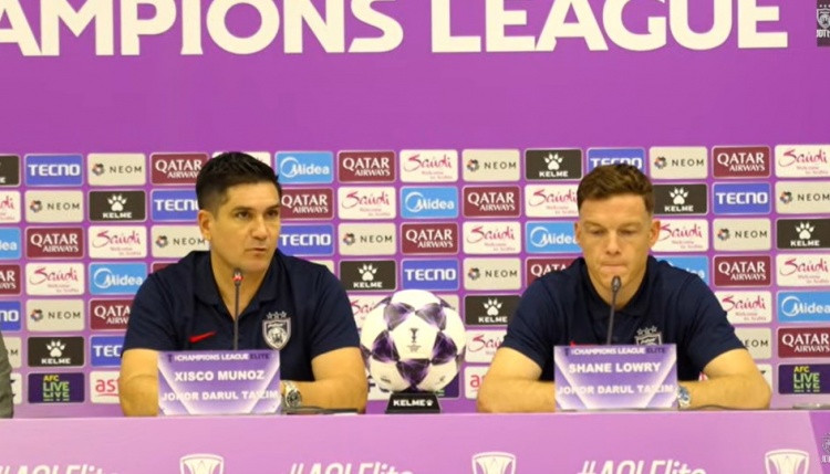 柔佛主帅: 我们的球员掌控了比赛, 高位逼抢执行得非常好