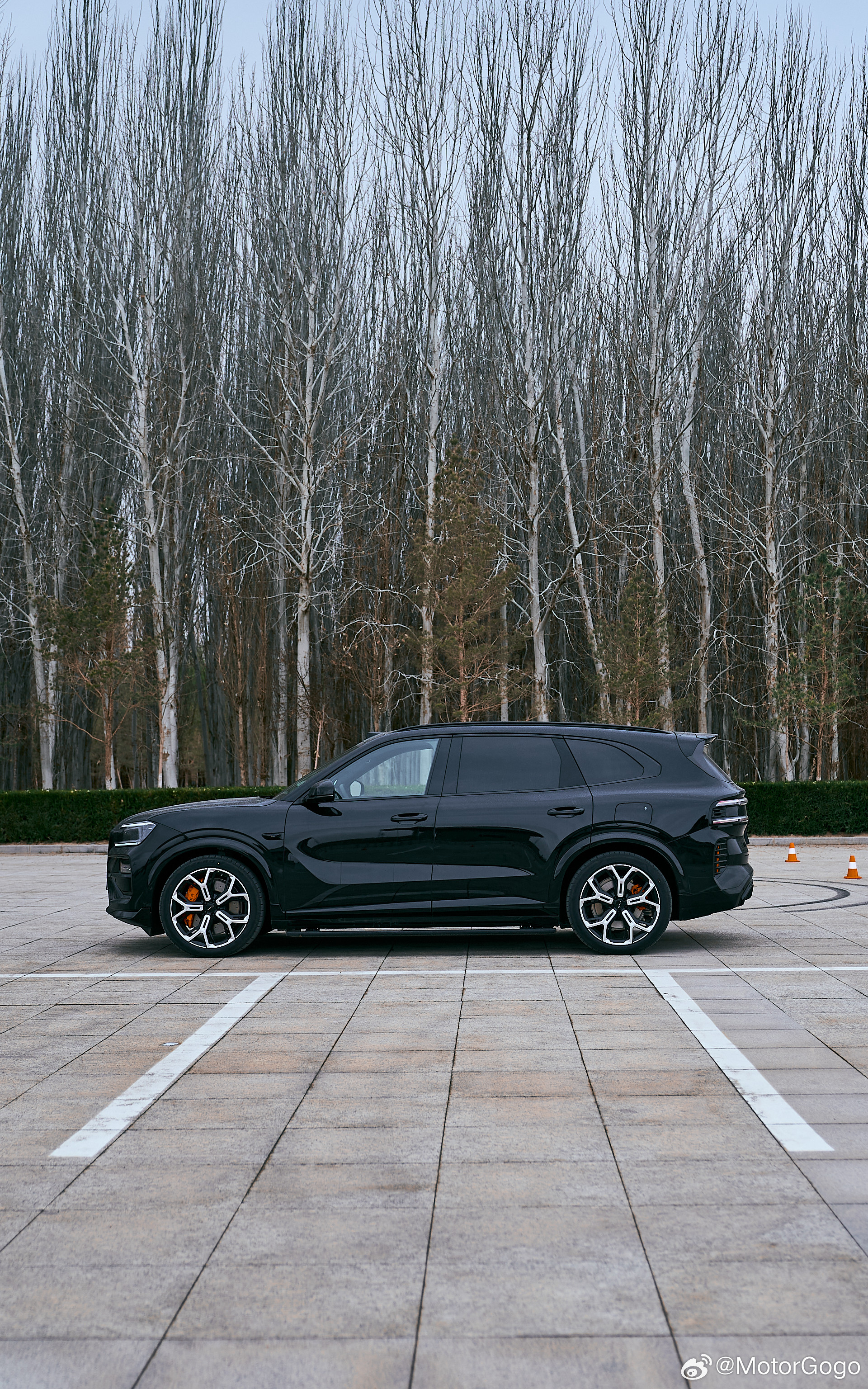 有哪位同学想要看的黑色极氪8X曜影版，你们看看。曜影版和普通版相比，外观多了