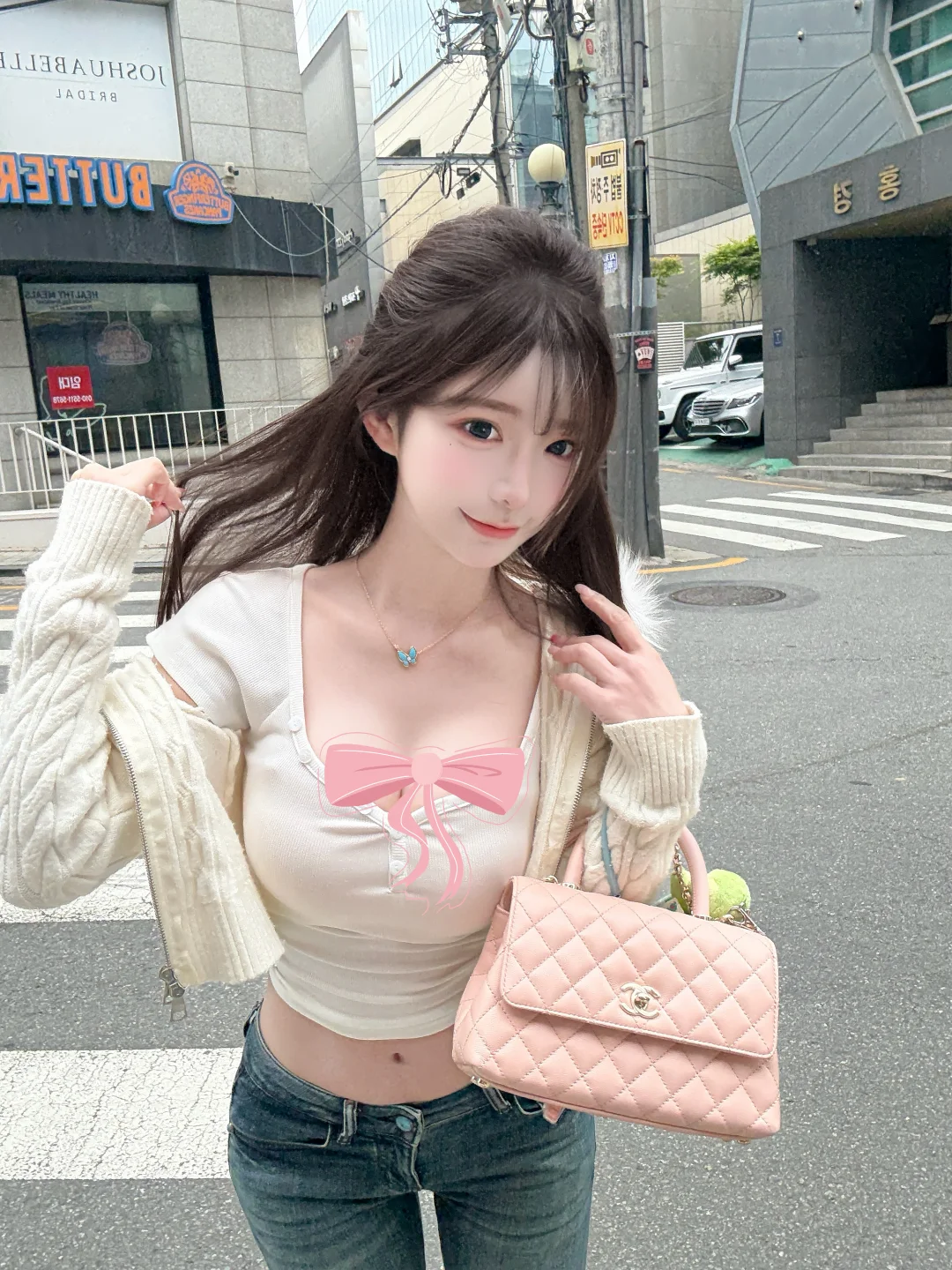 这样的穿搭真的好甜呐