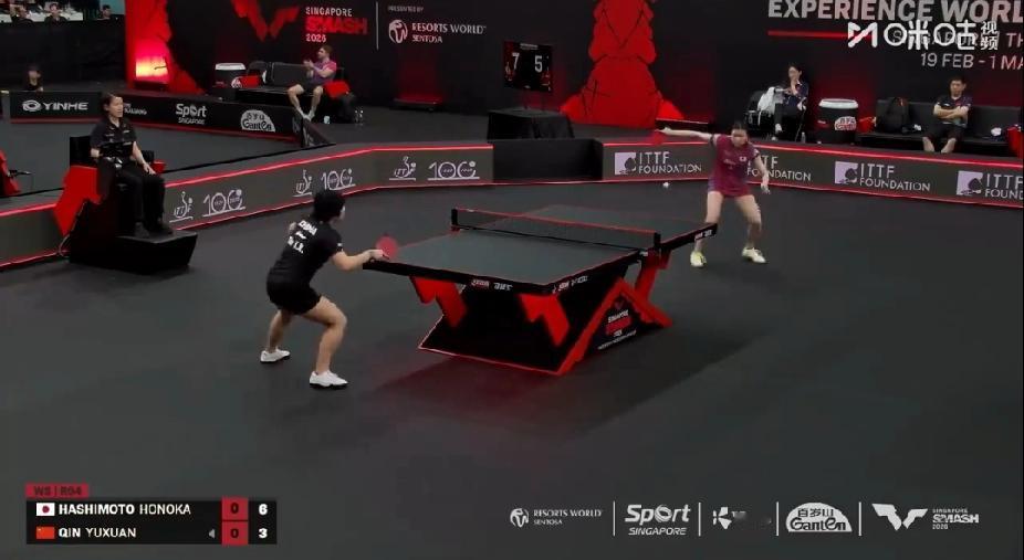 五战五败！小蘑菇覃予萱再遇削球苦主，0-3不敌桥本帆乃香刚刚刷到WTT新加