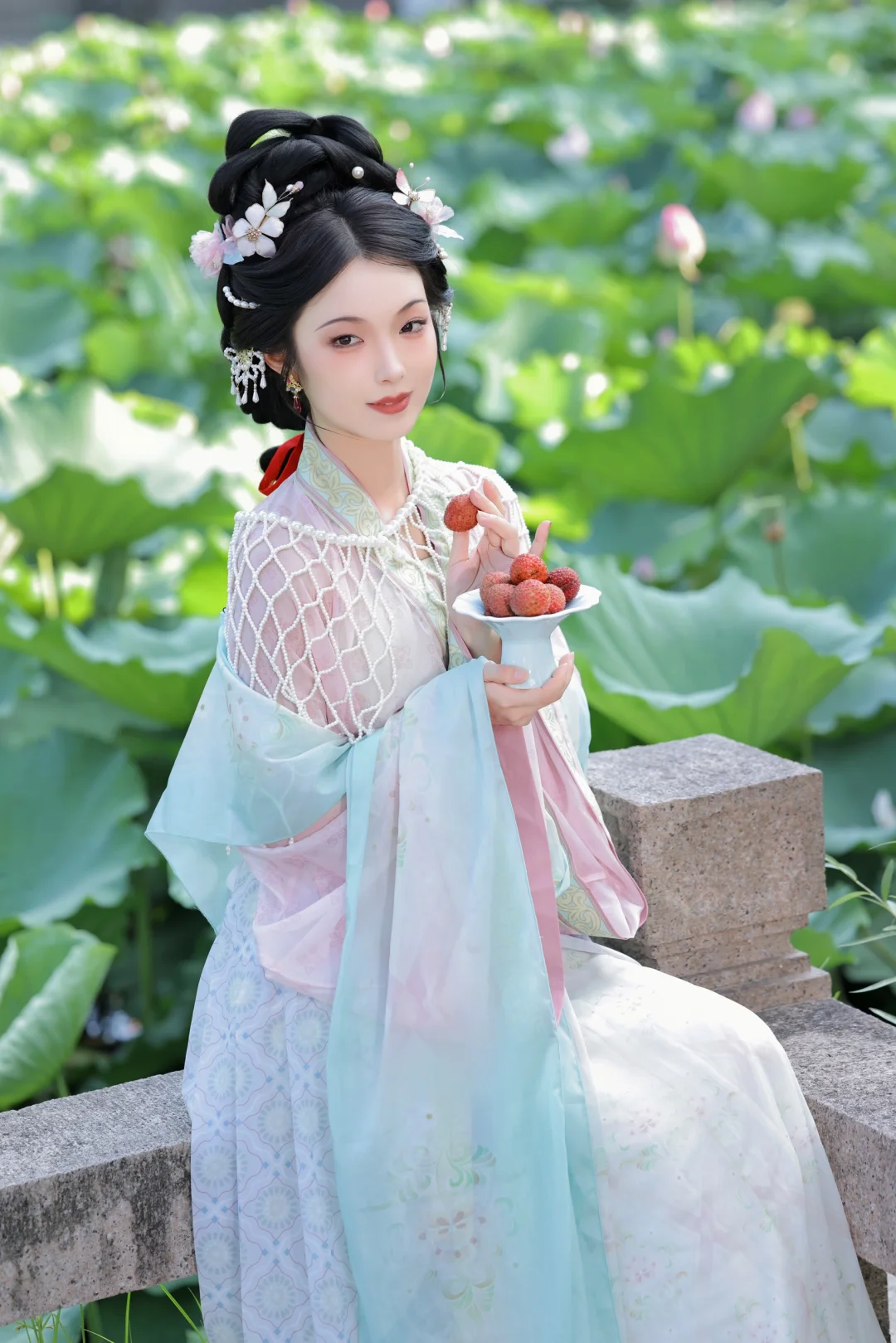 复原风与荷花也很配呀