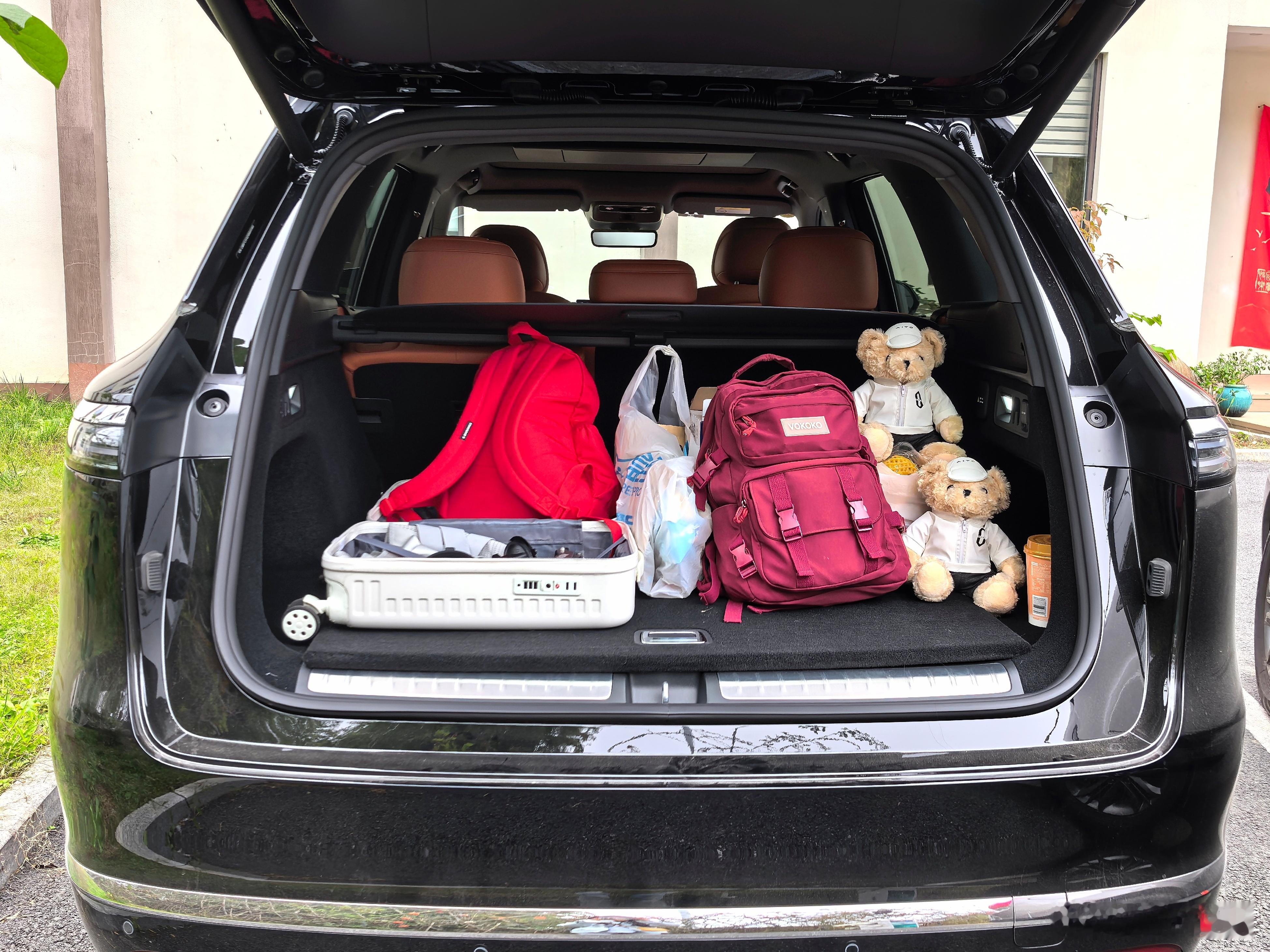 收拾收拾回去了，全新问界m7还是很能装的我和汽车的日常​​​