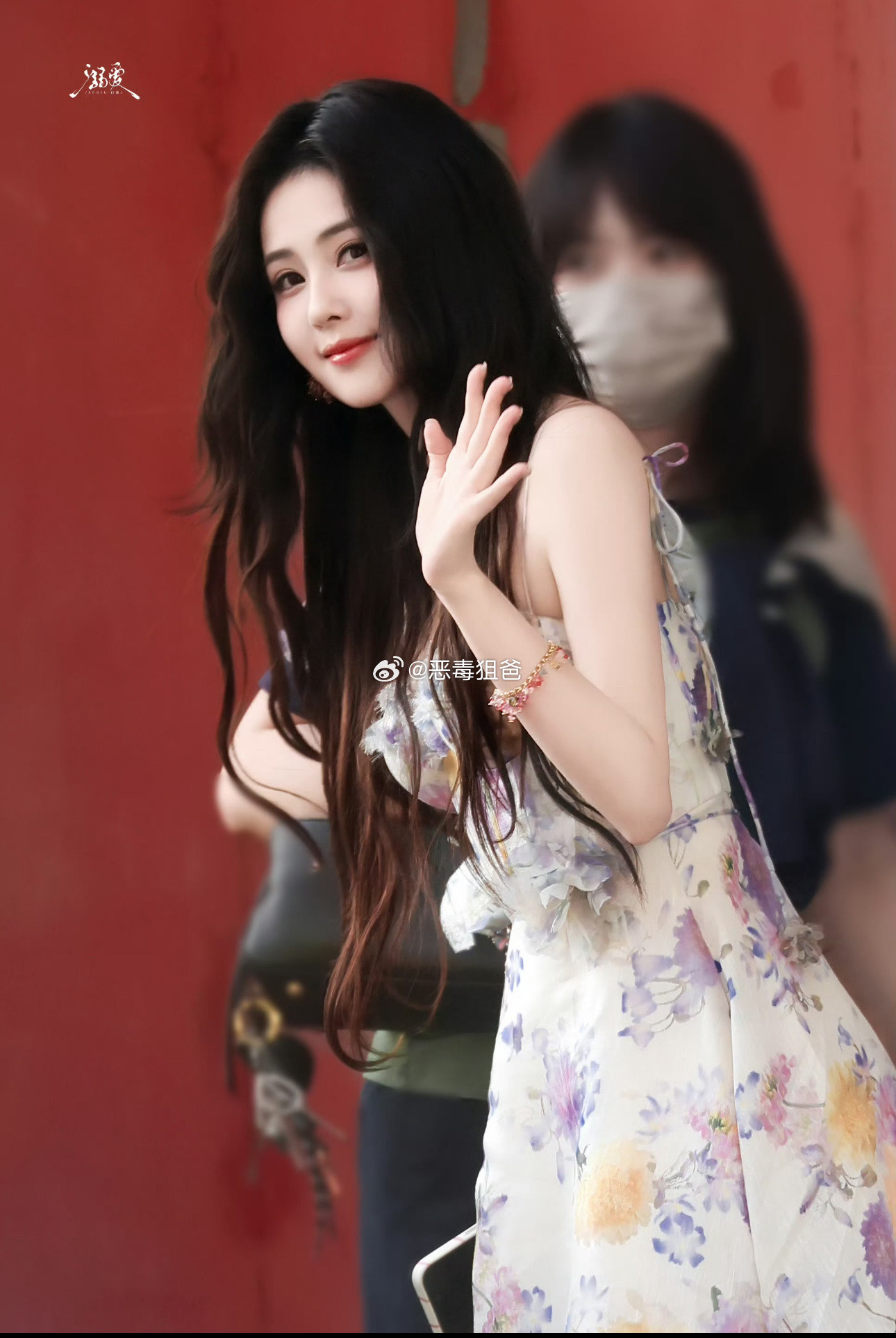 白鹿录制跑男宣传片这套简直不要太仙了好美啊白鹿