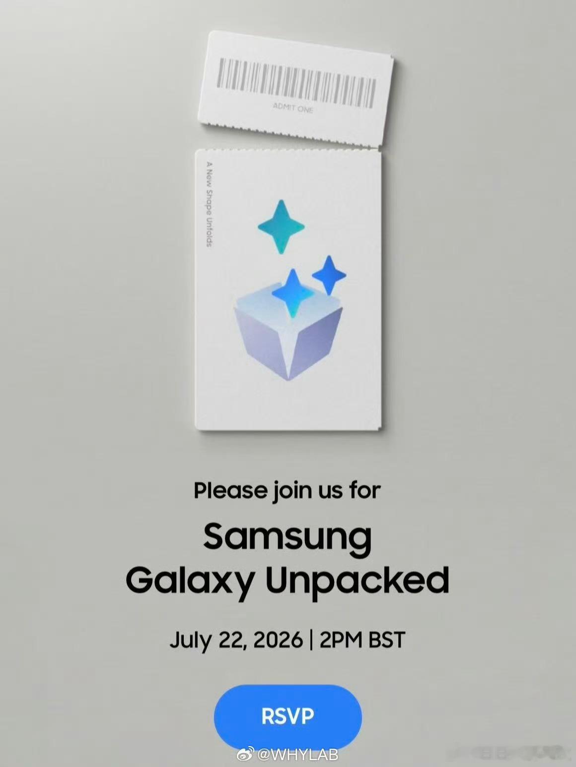 乳状云特大暴雨三星GalaxyUnpacked新品发布会定档7月2