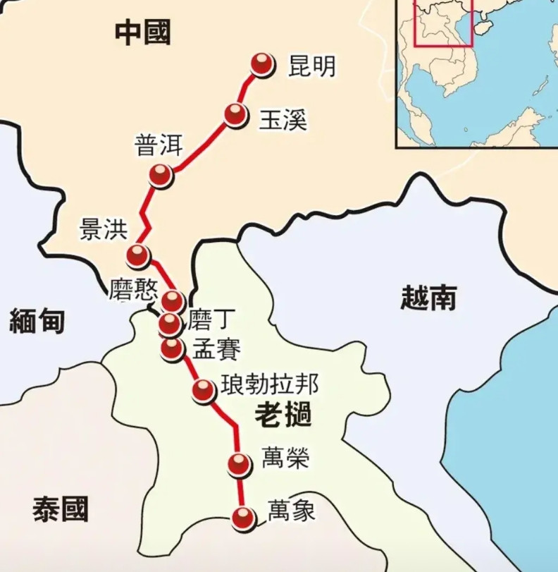 老挝面对40趴关税，不吭声，不着急，为什么？因为它有一条中老铁路。别看仅一条铁