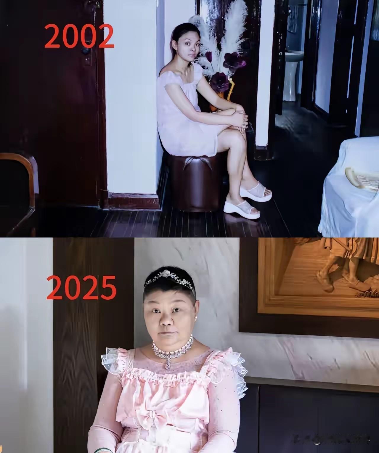 不得不说，上海“安福路小公主”年轻的时候还是蛮漂亮的，身材也挺好，感觉她一直就喜