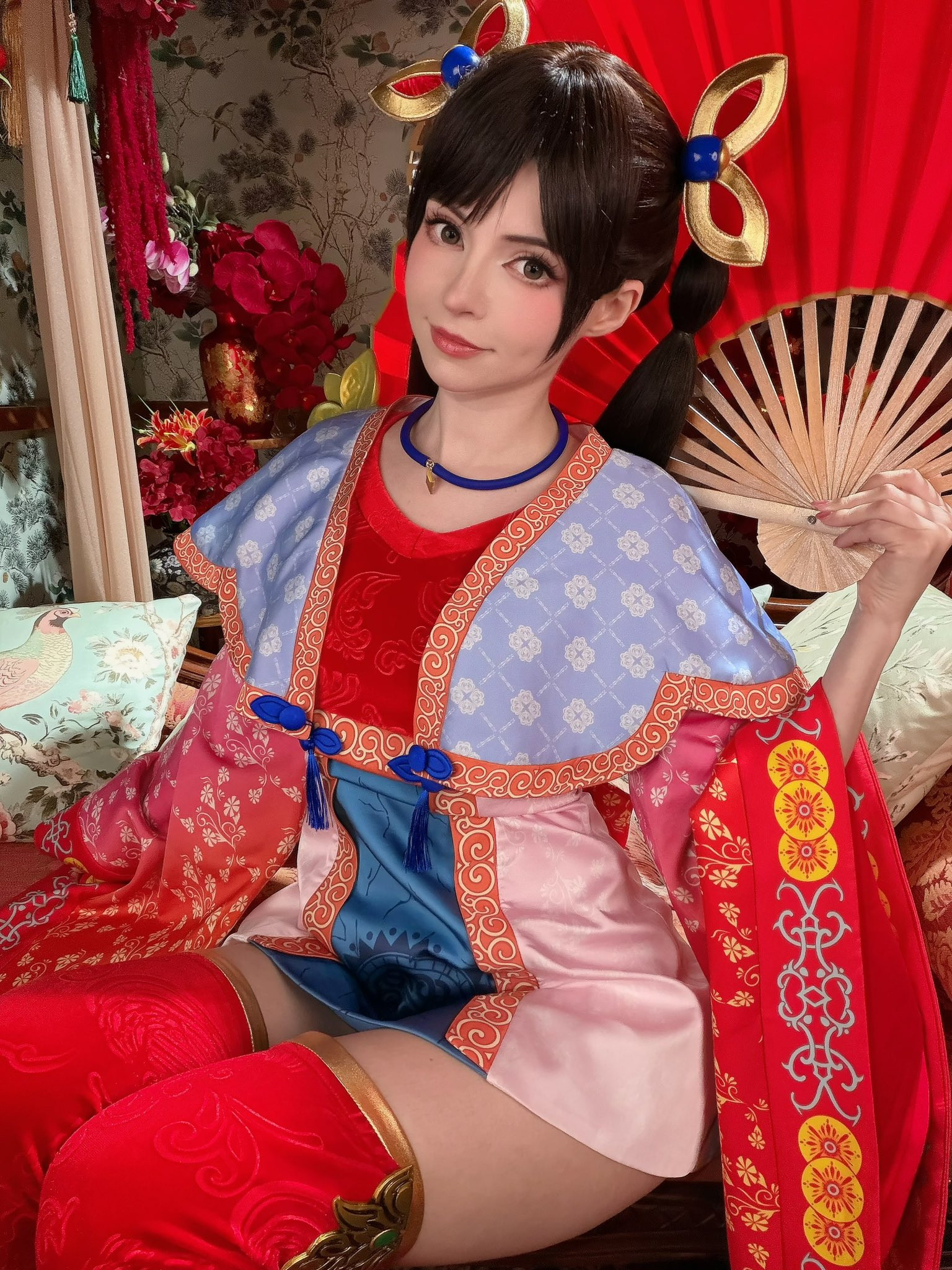 《生化危机4RE》阿什莉体模PeachMilkycos了《真三国无双2》的大乔