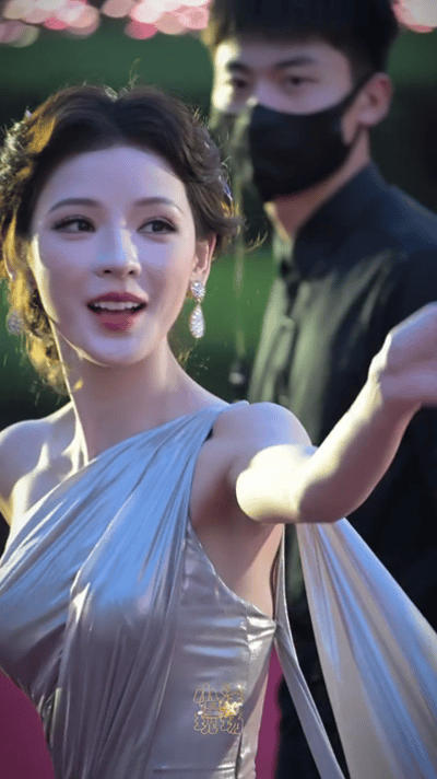 张予曦红毯侧颜杀姐姐给我香迷糊了，不行了，被美得睡不着张予曦
