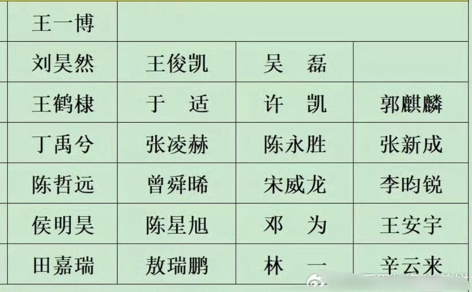 如果把丁禹兮当评判标准的话，95🥜大致可分为以下三类：比丁强的：王一博、王俊凯