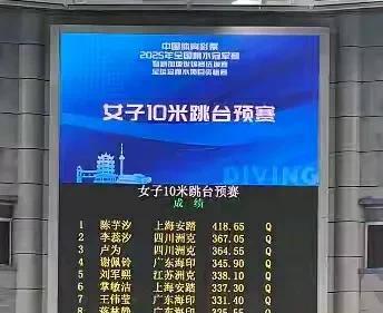 恕我直言，除了全红婵，真的无人能阻挡陈芋汐夺冠了。全国跳水冠军赛预赛陈芋汐以41