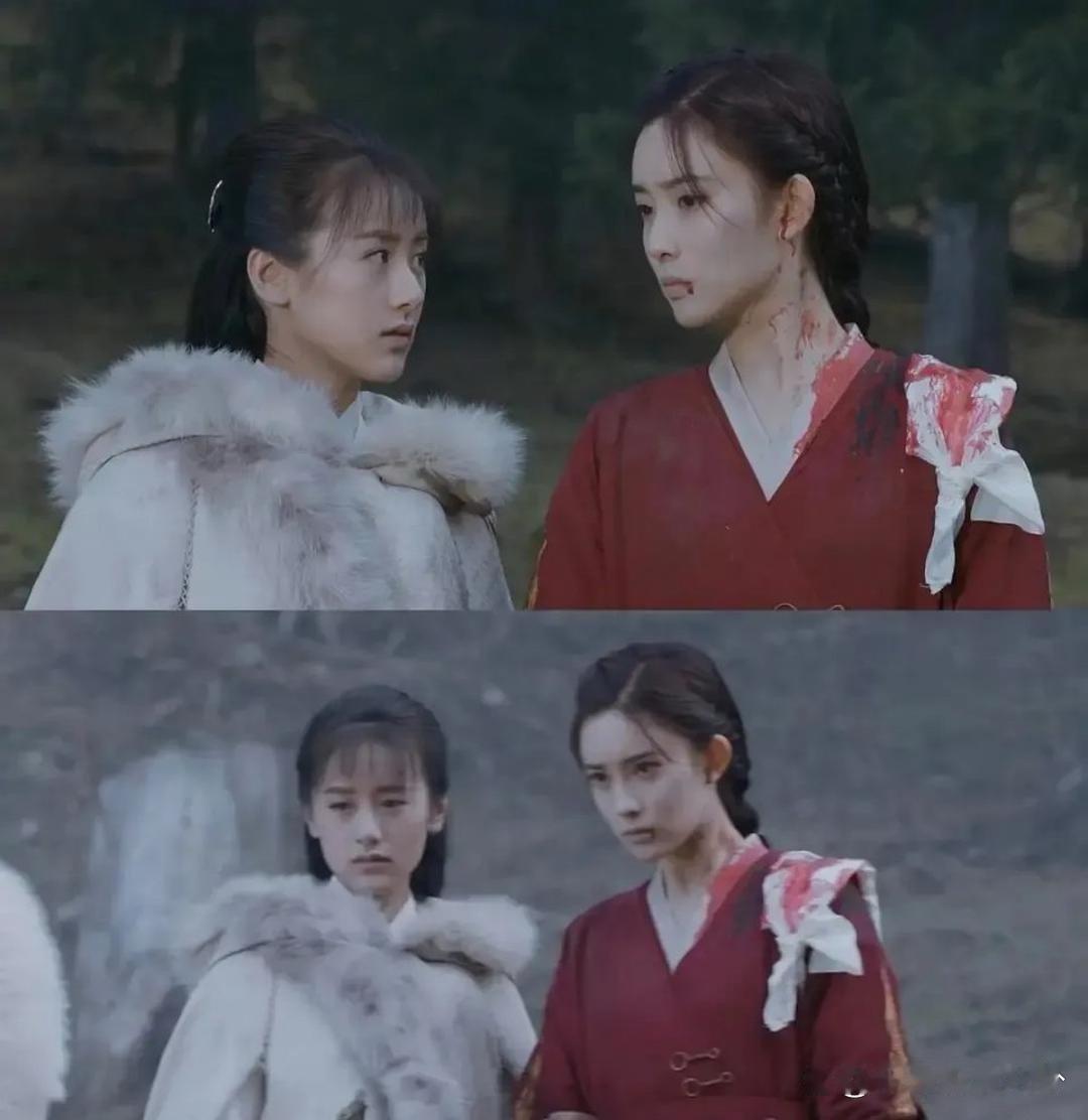 这两张图孟子义好美，但是我get到了袁冰妍的小白花气质，怪不得当时火了。