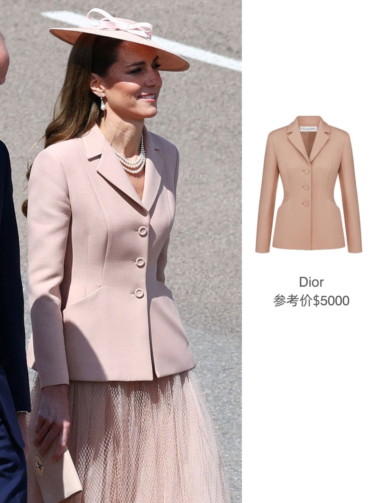 katemiddleton这份永不过时的优雅，还得看Dior~​​​