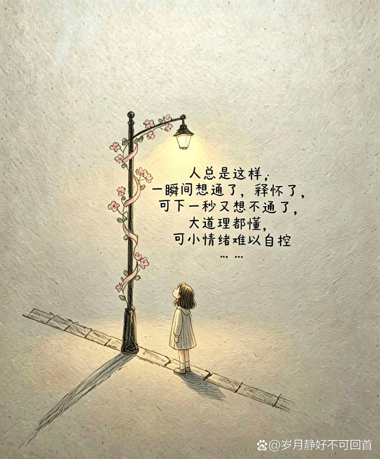 人遇事别往心里搁，如果别人说你一句，你就承受不了了；被别人说两句，你就天天焦虑郁