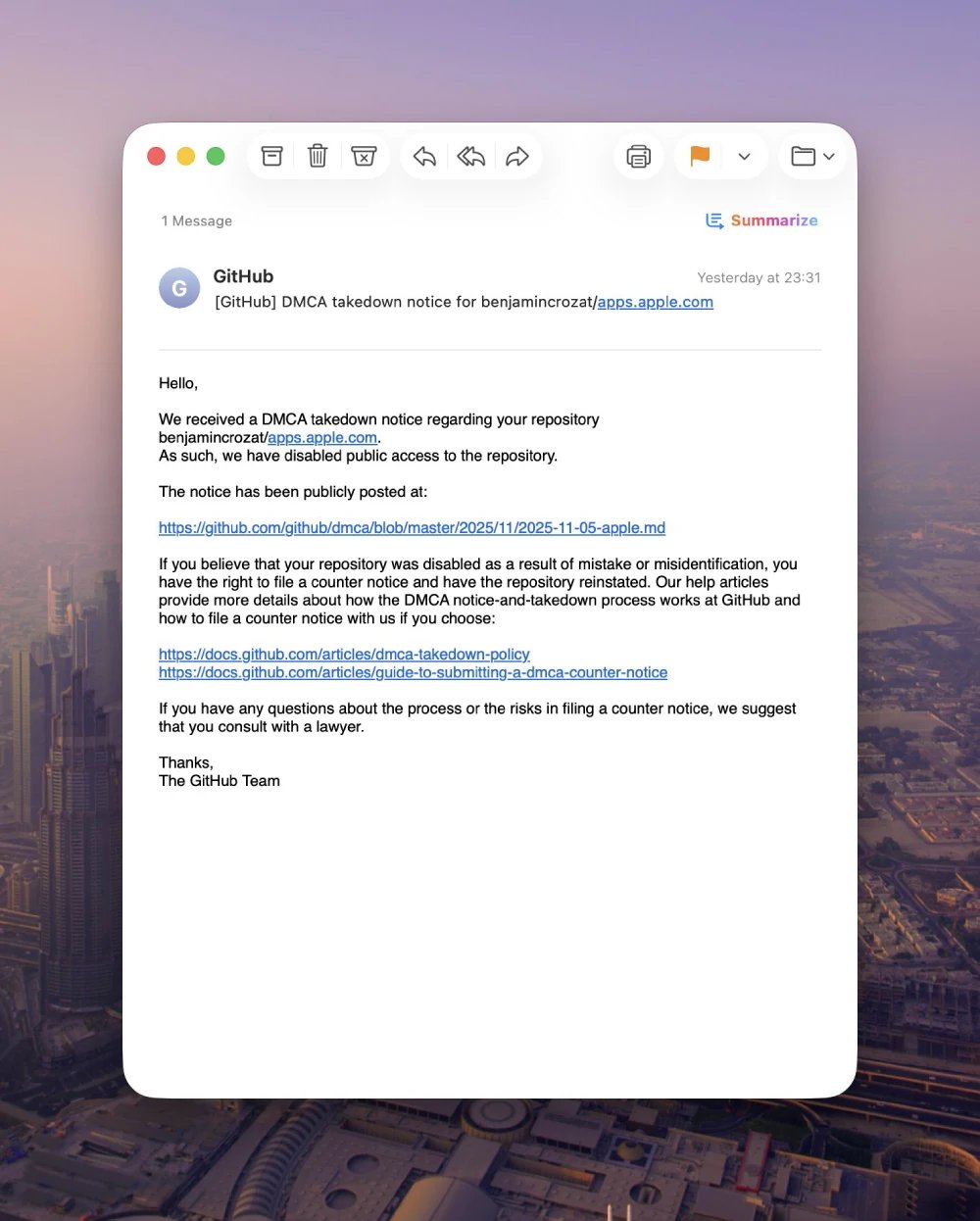 苹果App Store代码泄露, GitHub删除8270个仓库