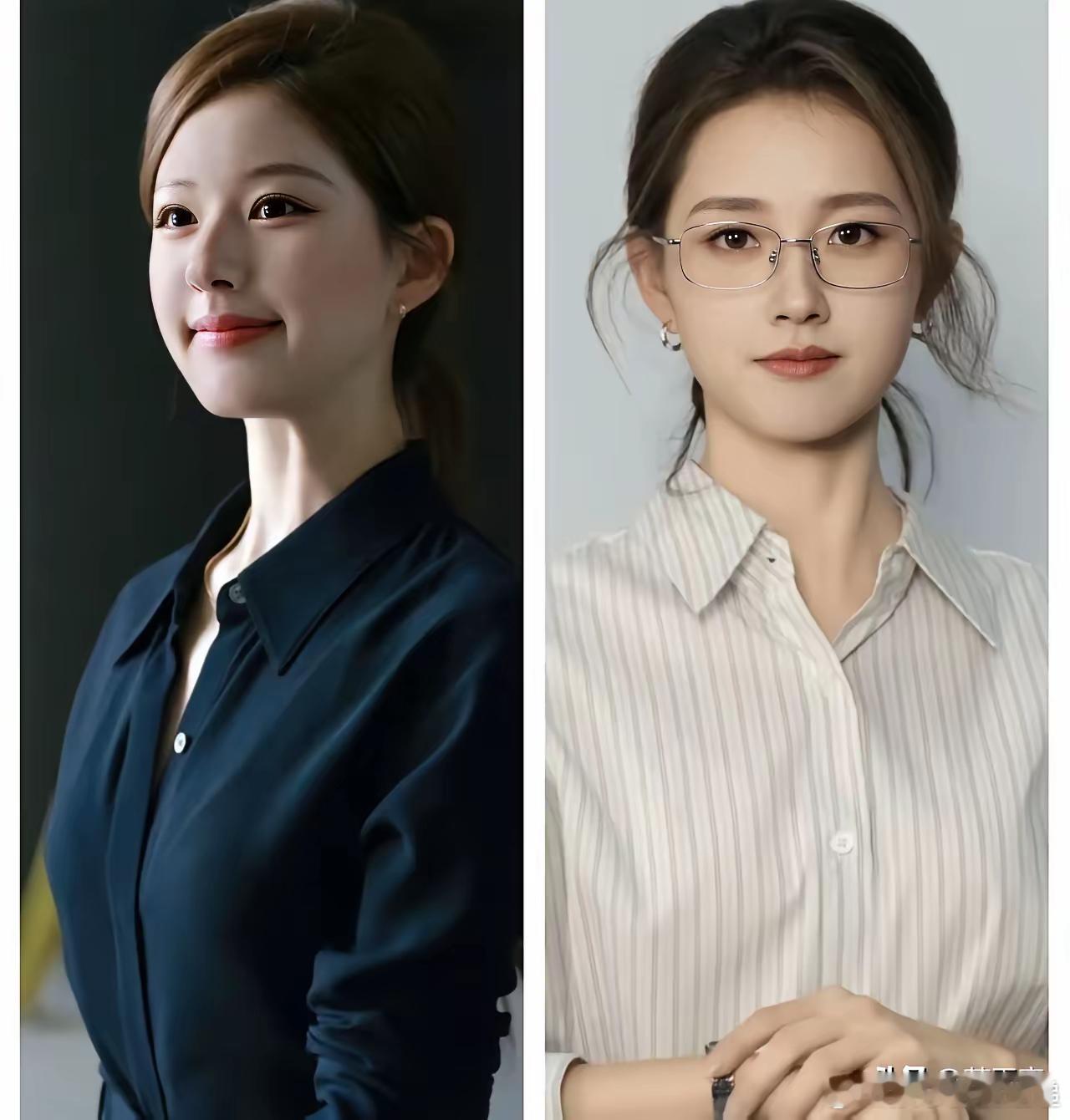 一个是长剧比较火爆的女主，一个是短剧比较火爆的女主，两人差距一目了然。​《许我耀