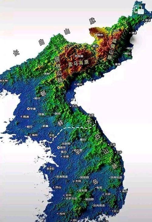 韩国陆地面积超10万平方公里，让人吃惊的是，在如此辽阔的土地上，竟然连一个1平方