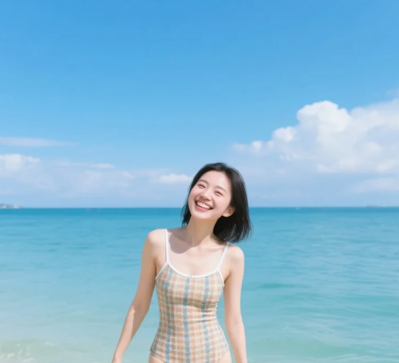 比基尼配海风，我在夏天的第一站等你