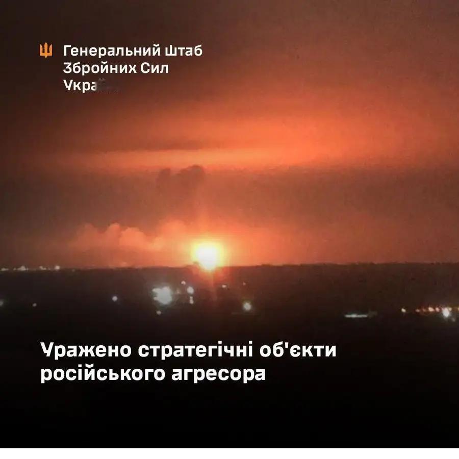 打击继续，又一处炼油厂被点燃了。5日晚间，乌总参发布消息，