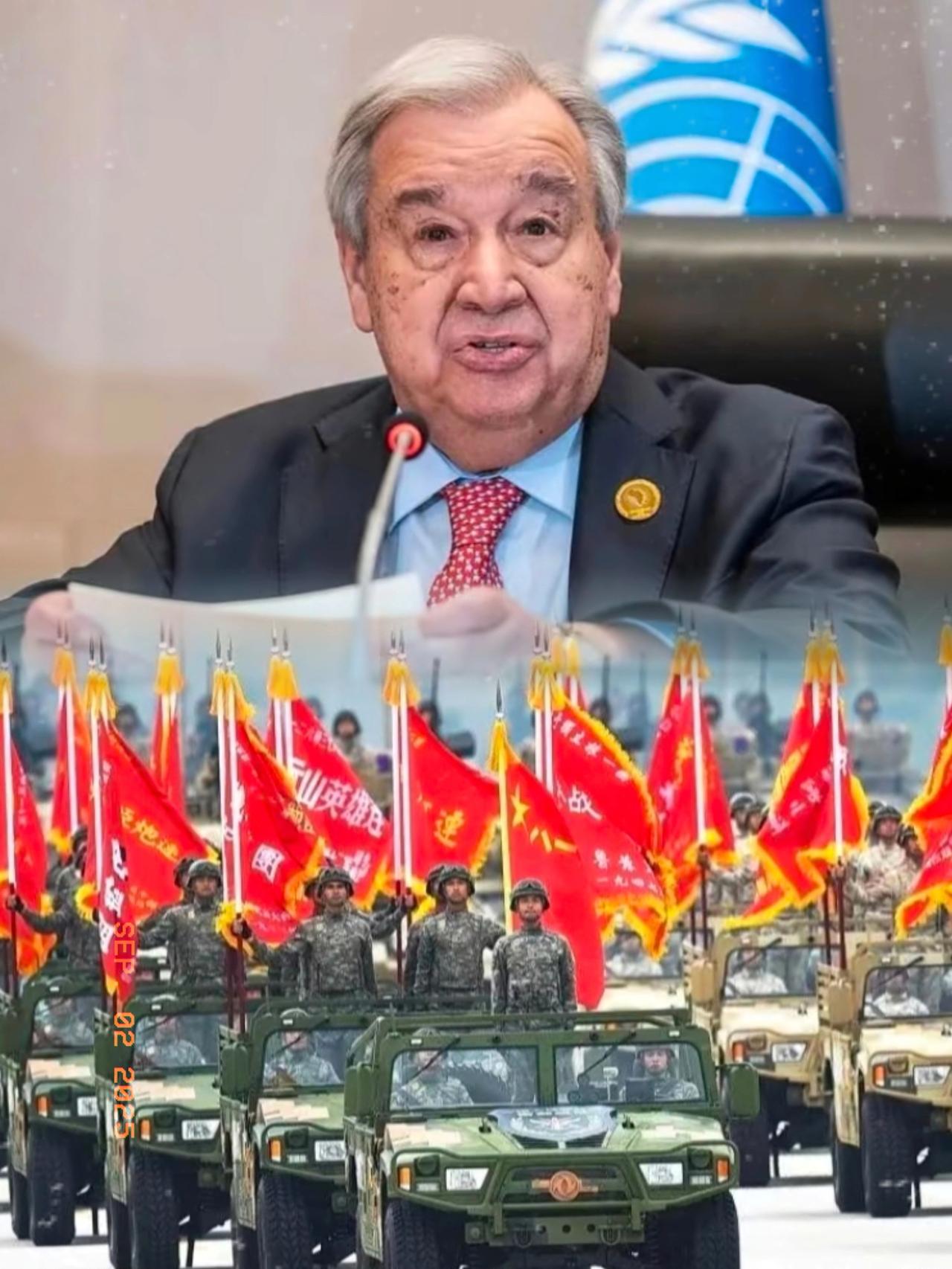 联合国秘书长，古特雷斯在中国，罕见的说了些大实话！他表示：没有中国，就没有二战胜