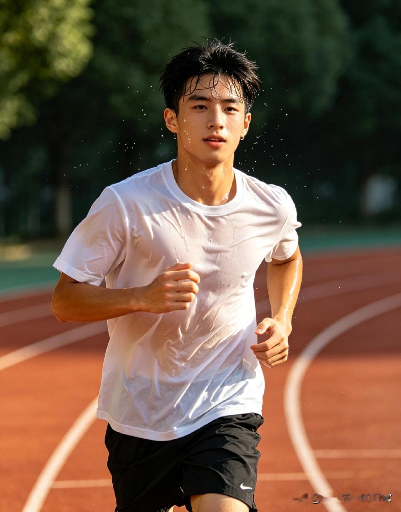 晚上去跑步，被粉丝摸了……今晚还是和往常一样去跑了5.21公里，比昨天跑的还