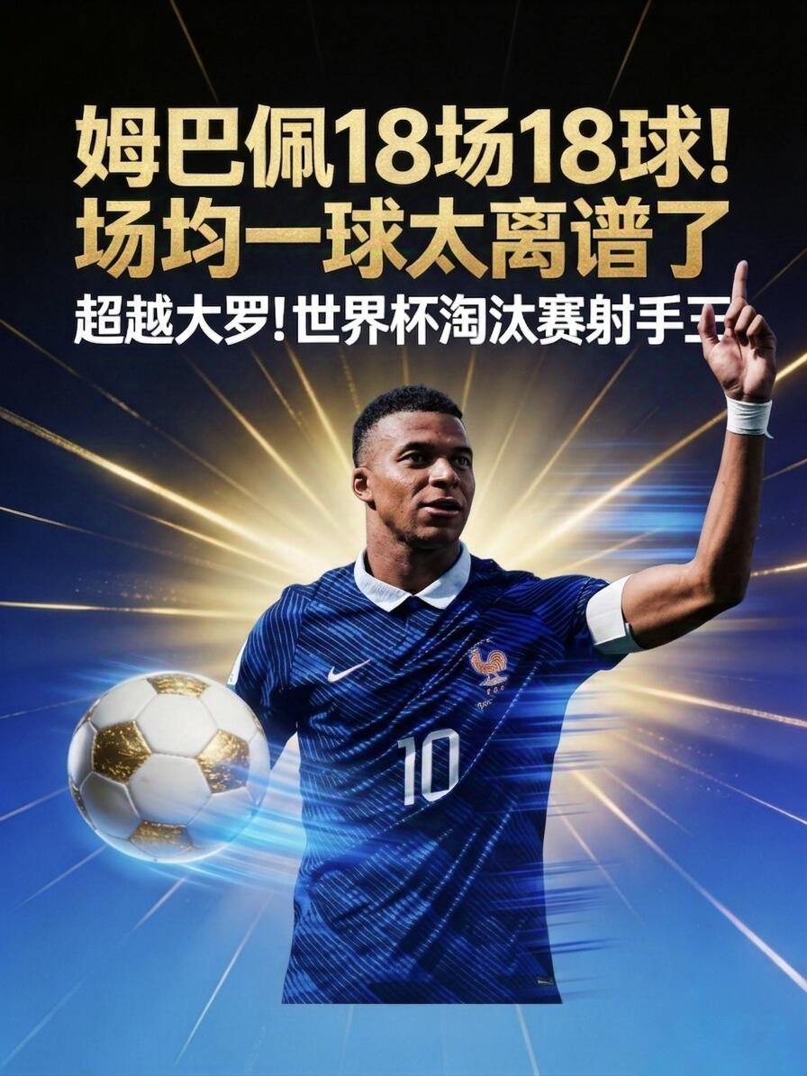 2026美加墨世界杯最有机会一战封神的球员是姆巴佩，综合球队实力、个人履历、年龄