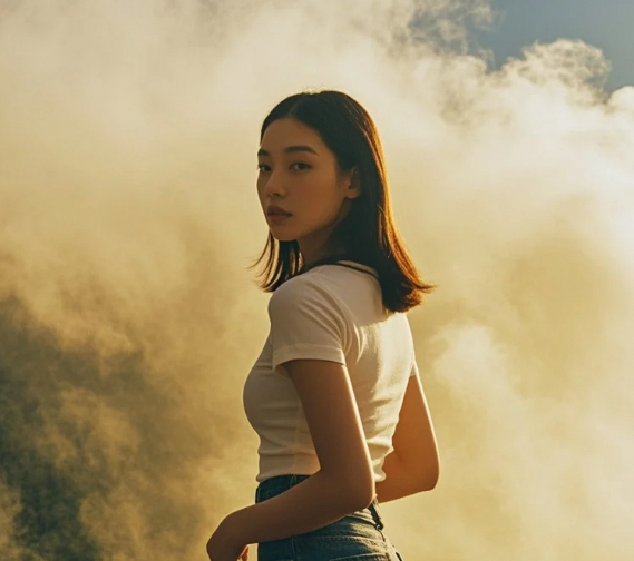 纯欲风的天选之女这颜值是真实存在
