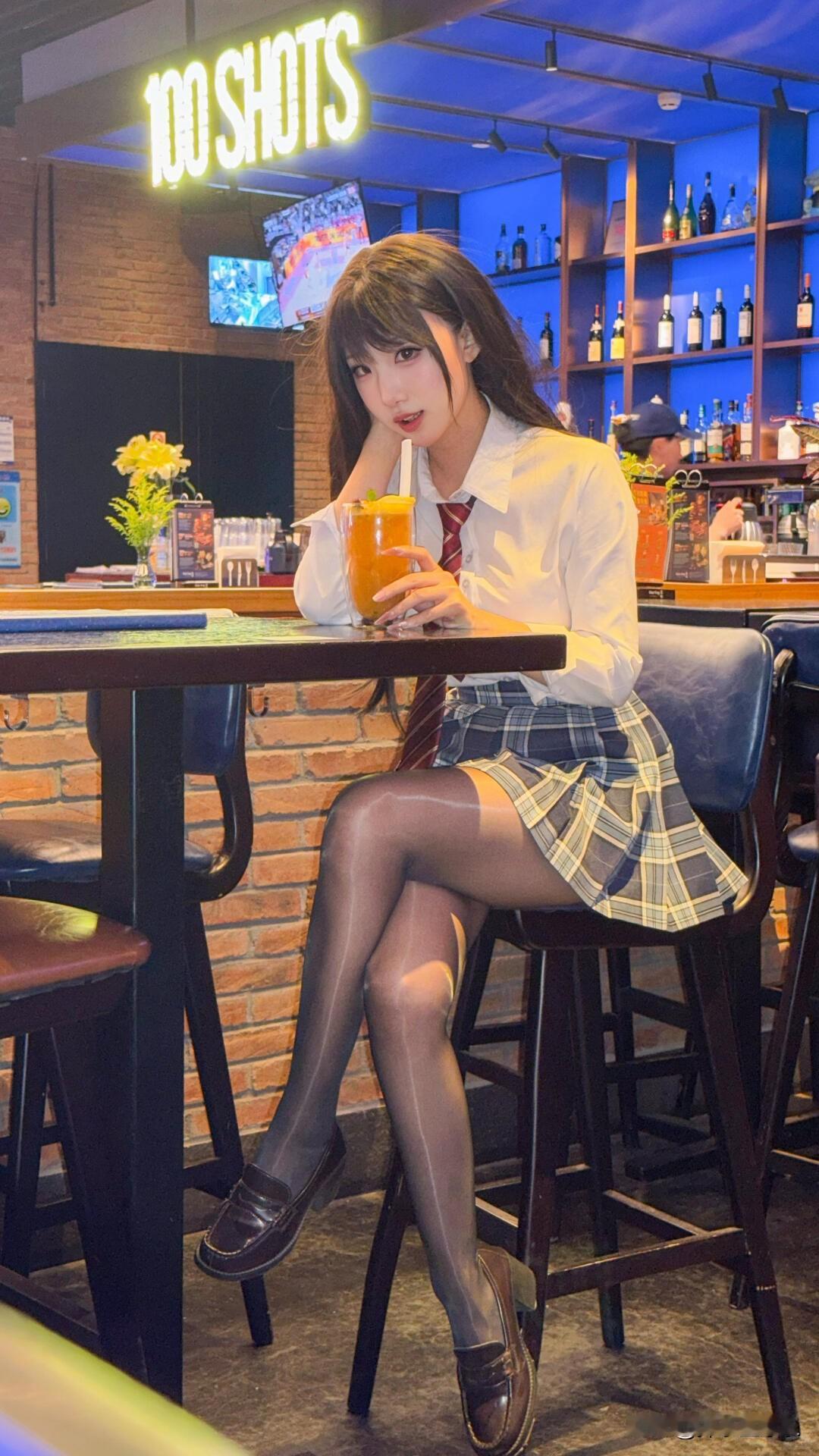 穿jk的学妹穿搭ootdjkjk青春感穿搭jk风日常穿搭穿搭如何自带高