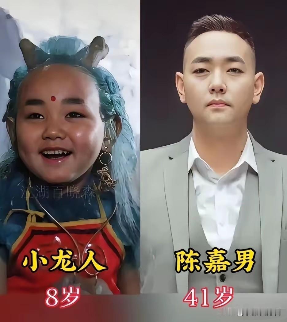 童星今昔反差太大！儿时爆红的小龙人陈嘉男，长大后模样事业大变样。拍戏时陈嘉男才